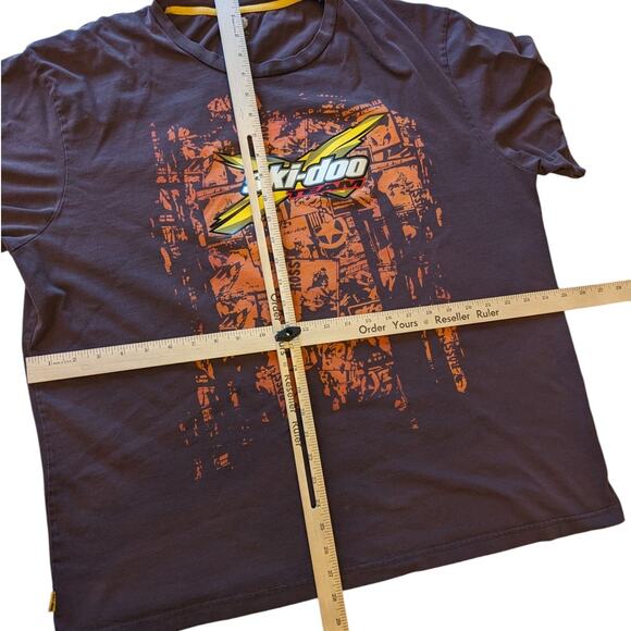 Ski Doo Team Graphic T Shirt Men XXL Snowmobile Motocross ROTAX Powersport Tee - Picture 4 of 10